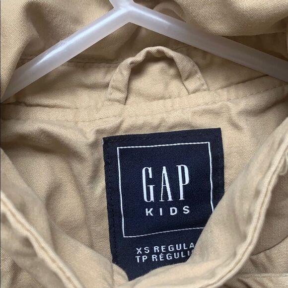 🔆3/$25🔆 Vintage GAP KIDS Girls Trench Coat Size XS - Picture 3 of 5